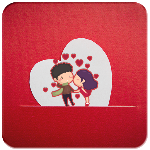 Romantic Photo Stickers  Icon