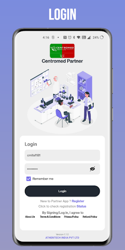 Android application Centromed Partner screenshort