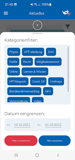PhysioApp-VPT2GO Screen 3