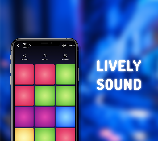Android application Drum Pad Practice Machine screenshort