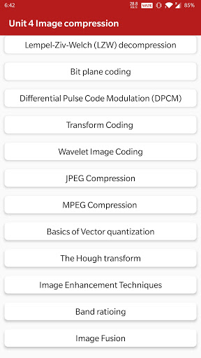 Digital Image Processing Screen 3