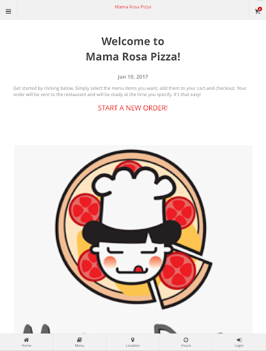 Mama Rosa Pizza Ordering