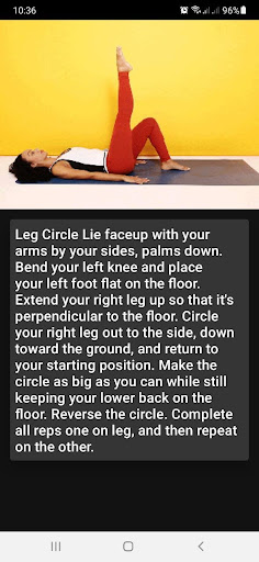 Pilates Exercises Screen 3