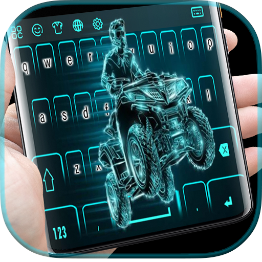 ATV Quad Bike keyboard logo