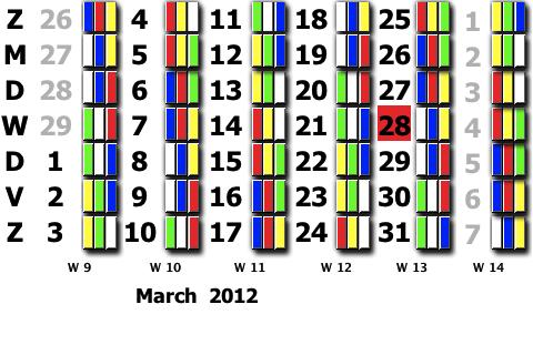 Android application Ploegendienst kalender screenshort