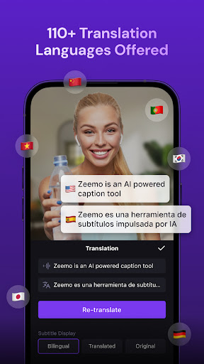 Screenshot of Zeemo:AI video maker & Caption