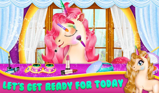 My Little Unicorn Care and Makeup - Pet Pony Care 2.3 APK screenshots 6