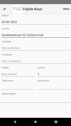 Frijlink Klant Screen 3