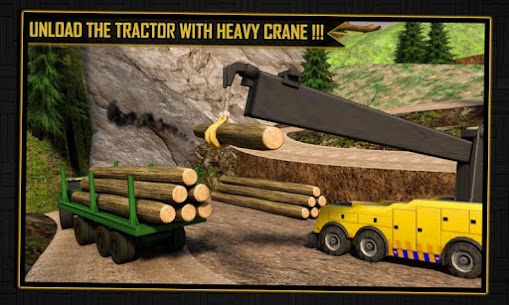 Log Transporter Tractor Crane For PC installation