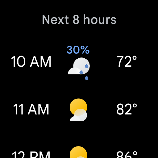 Weather screenshot