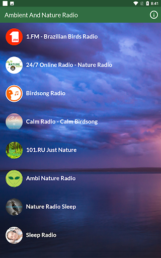Android application Nature Radio - Sounds screenshort