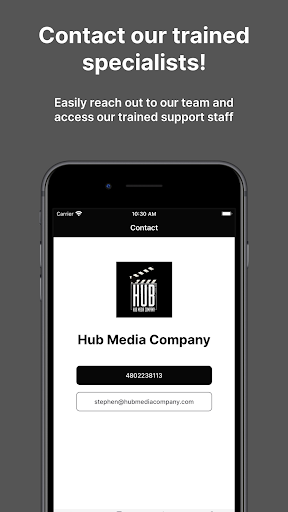 Hub Media Company Screen 3