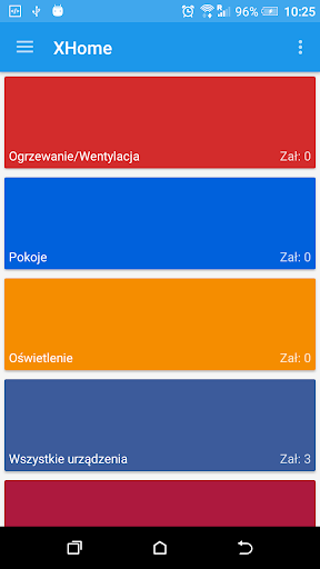 Android application XHome screenshort