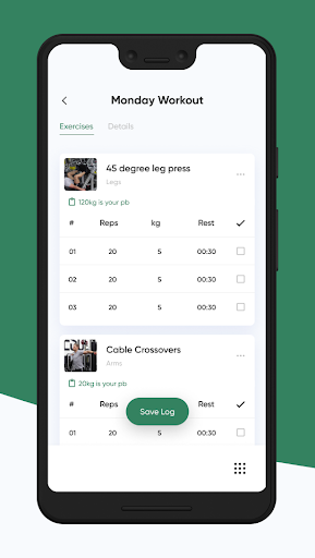 Alex PT App Screen 2