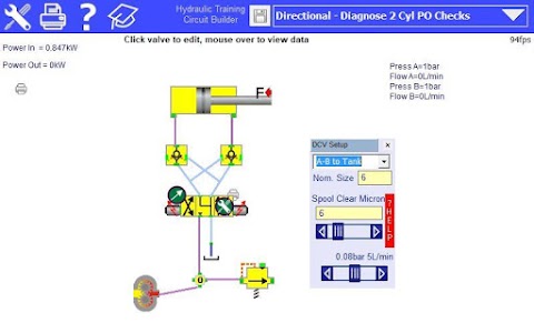 Hydraulic Circuit Simulator 1.08a