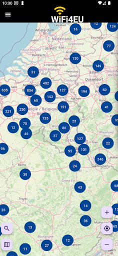 WiFi4EU map