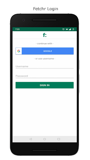 Fetchr Screen 2