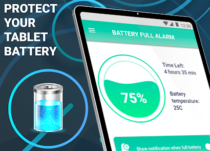 Battery Alarm - Full & Low Battery banner