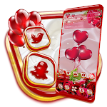 Red Rose Love Launcher Theme Apk