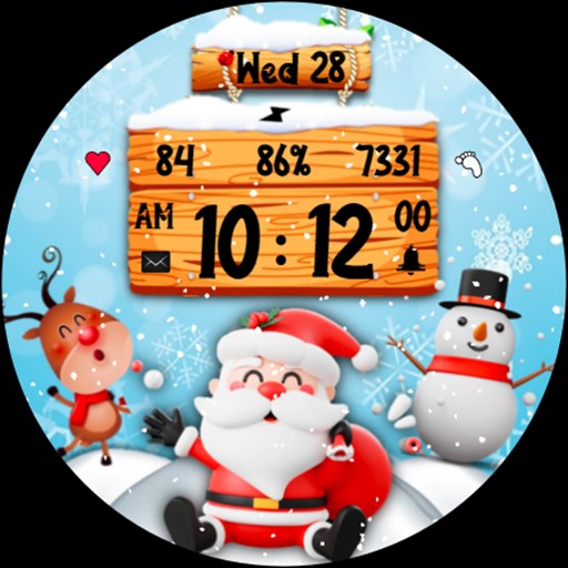 Christmas Story Animal Snowing logo