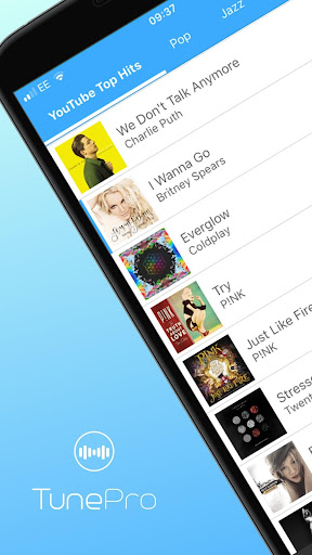 Android application TunePro FM screenshort