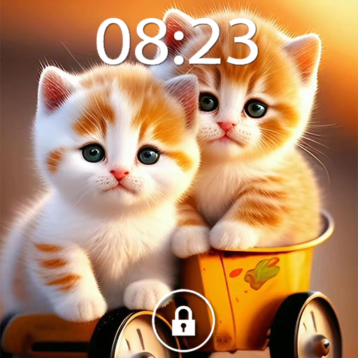 Cute Cat Lock Screen