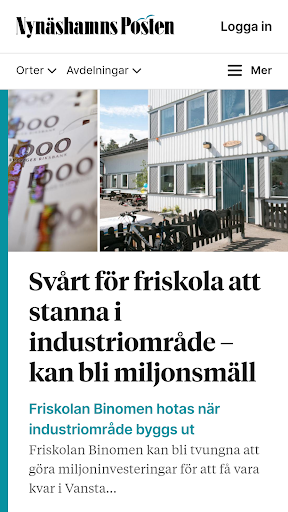 Nynäshamns Posten Screen 2