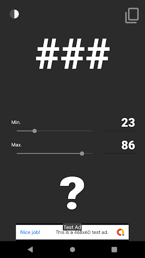 Android application Simple Random Number - Smith screenshort