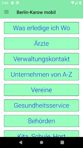 Android application Berlin-Karow screenshort