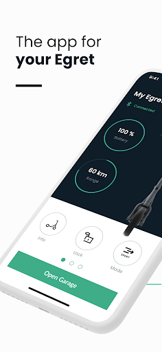 Android application Egret - E-Scooter screenshort