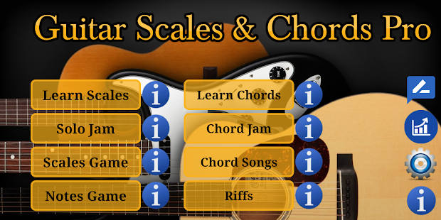 Guitar Scales & Chords Pro 截圖