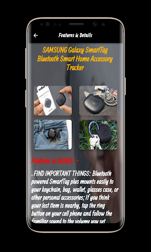 SAMSUNG Galaxy SmartTag Guide Screen 2