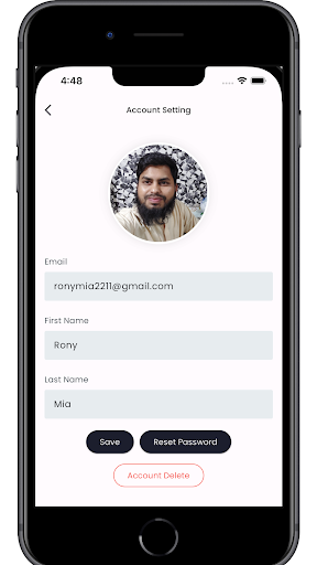 Android application Conexus Vcard screenshort