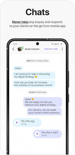 3Beep - all chats in one place Screen 2
