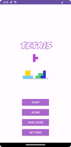 Classic block game - Tetris Screen 2