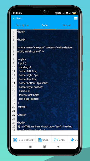 HTML Code Play plus Screen 2