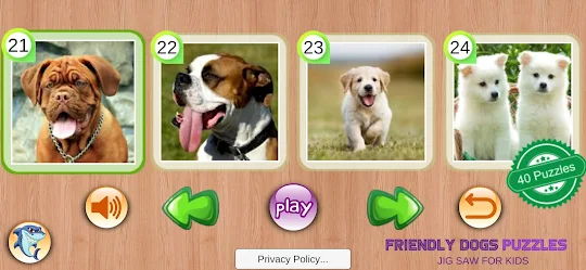 Friendly Dogs Puzzles