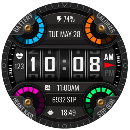 #8. Altitude (Android) Podle: GW Watchfaces