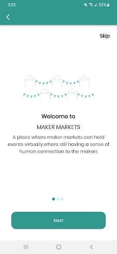 Android application Maker Markets screenshort