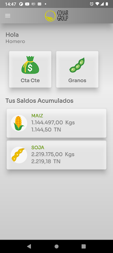 Android application Conar Group screenshort