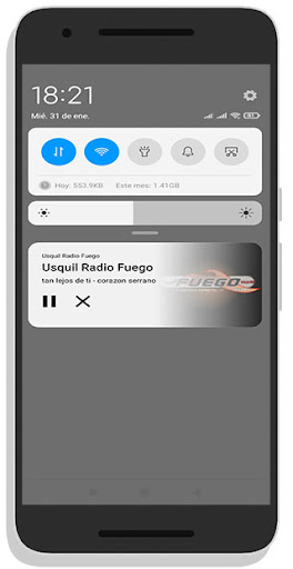 Usquil Radio Fuego Screen 2