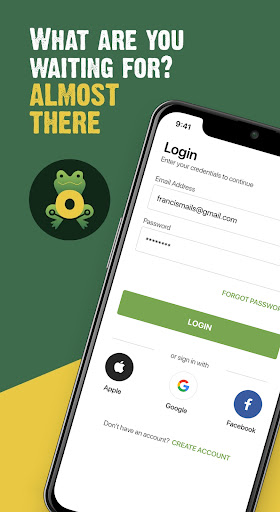 FROG App Screen 3