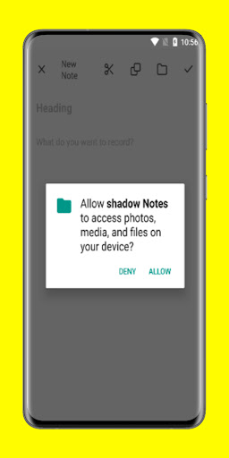 Shadow Notes Screen 2