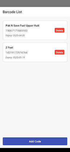 Android application ScanSavvy screenshort