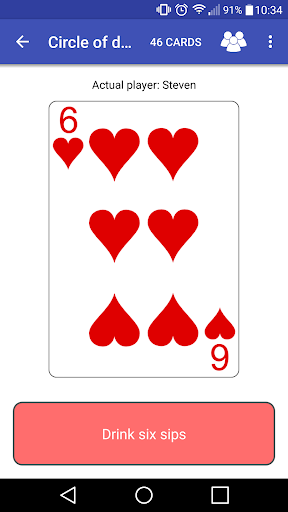 Drinking games Screen 3
