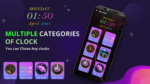 Smart Night Clock - Wallpaper Screen 3