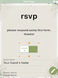 Be Our Guest Wedding App