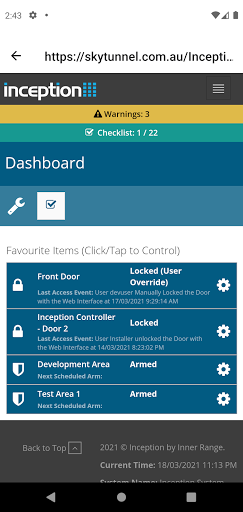 Android application Inception Launcher screenshort