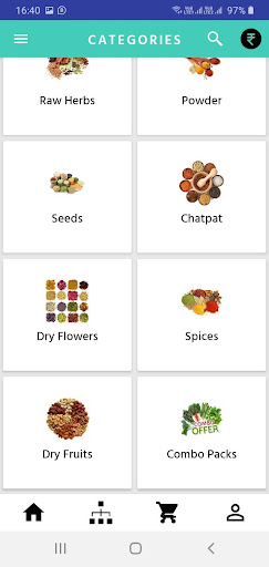 IndianJadiBooti App - Shop Ayu Screen 2