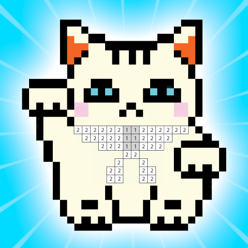 Cats Pixel Art Coloring Book  Icon